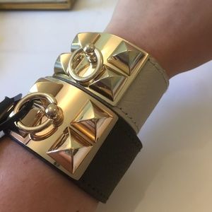 Lot of 2 Strawberry Statement Bracelet Cuffs